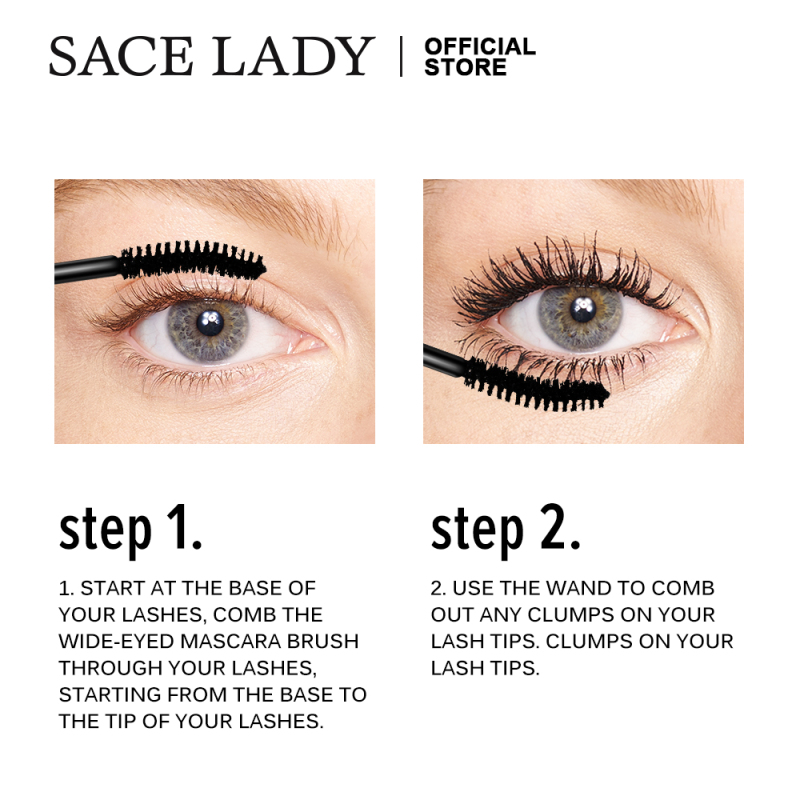 ( Bb221 ) Mascara Sace Lady Chống Thấm Nước Lâu Trôi Chuốt Mi Dài Chống Lem 10g/0.35oz ( Linhnam_SPA )