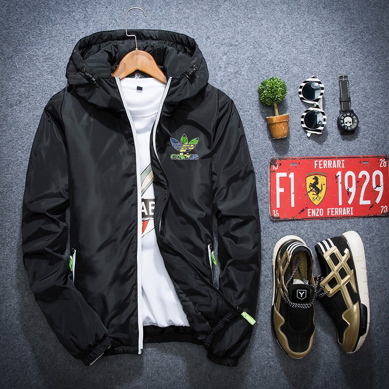 Áo khoác gió nam thể thao Adidas thời trang hè thu 2019