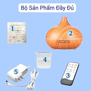 Máy Xông Tinh Dầu 550ml Cao Cấp Cỡ Lớn Giúp Khuếch Tán Tinh Dầu Phun Sương Tỏa Hương Thơm Mát Đuổi Muỗi & Côn Trùng