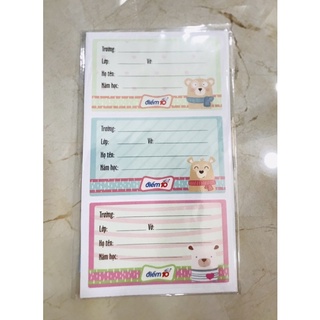 Nhãn vở TP-NBL01 4xấp (3cái/xấp)