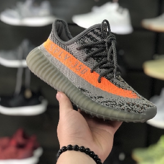 Giày Sneaker Yzz350 v2 Xám [TẶNG TẤT + FREESHIP] Giày Thể Thao Yz350 Màu Xám Cam Full Size Nam Nữ (36-43)