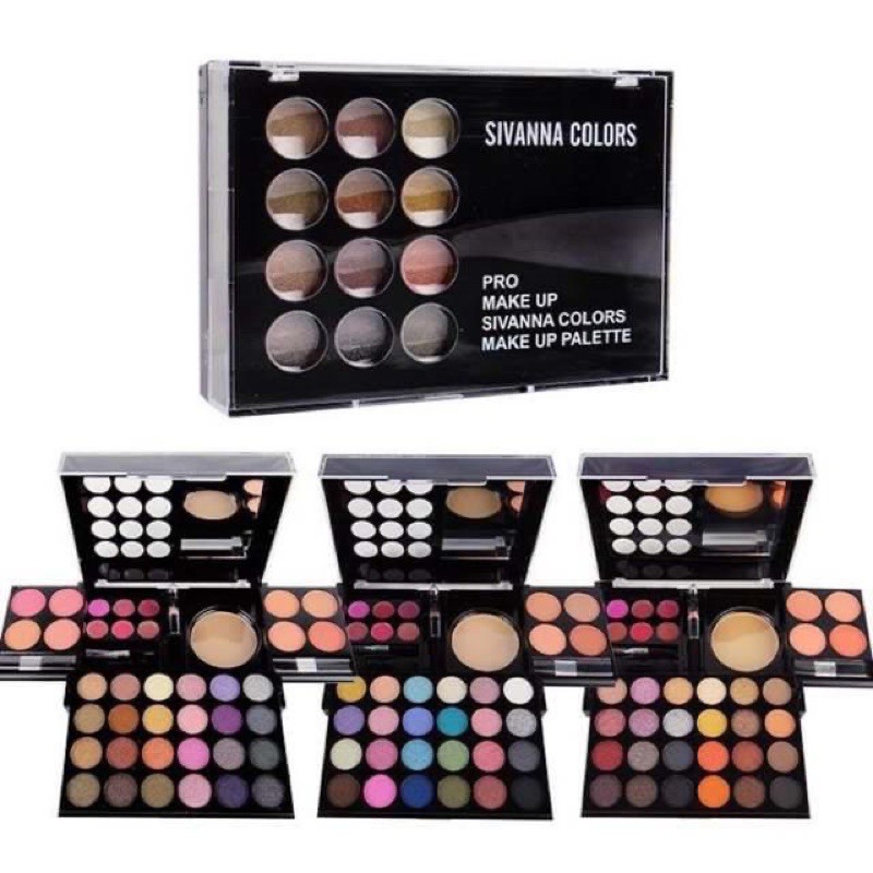 chính hãng -Bộ trang điểm Sivanna Colors Make Up Palette