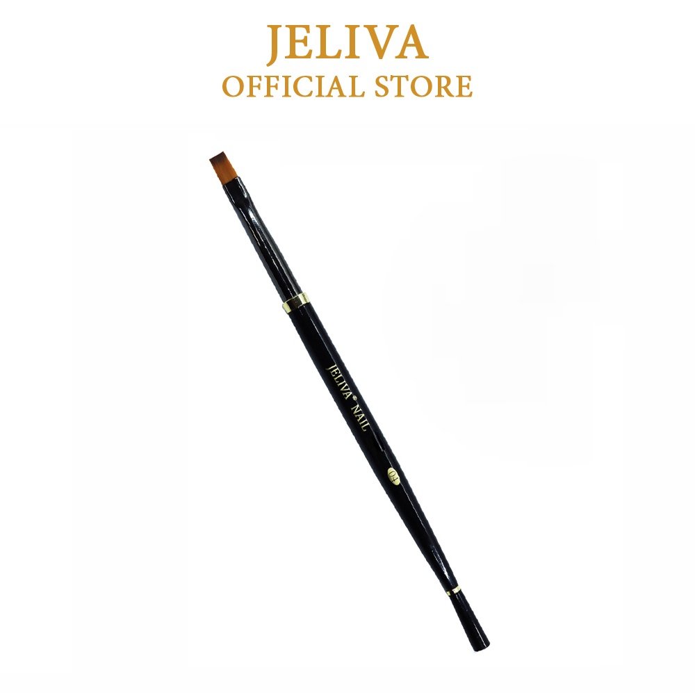 Cọ đắp gel móng đầu vuông JELIVA