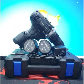 Máy khoan flash 12v- 1 sạc 2 pin -full box