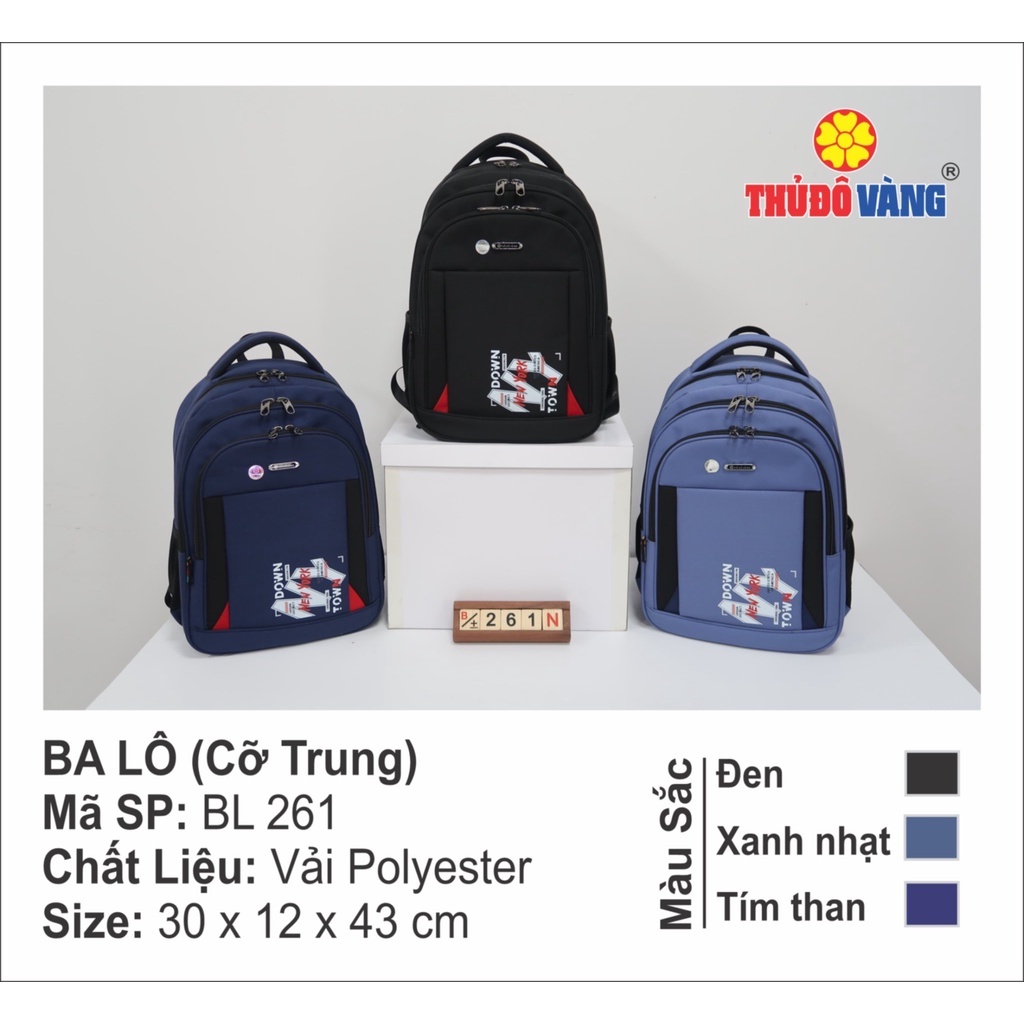 Balo Thủ Đô Vàng ( cỡ trung ) Mã SP : BL 261