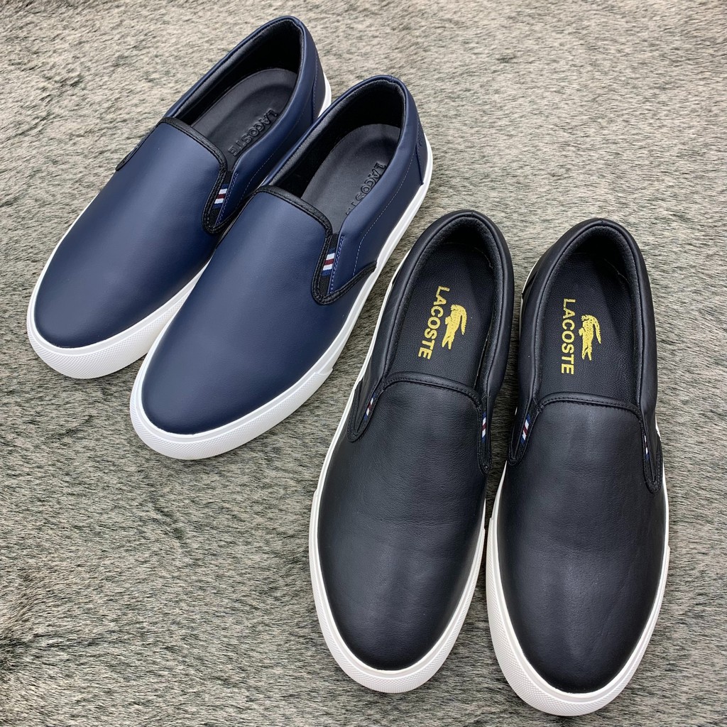 Giầy SLIP ON da bò thật đế cao su đúc siêu bền