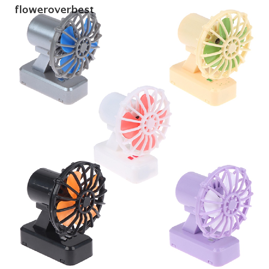Quạt Điện Mini Để Bàn Trang Trí Nội Thất Cho Nhà Búp Bê Tỉ Lệ 1: 12