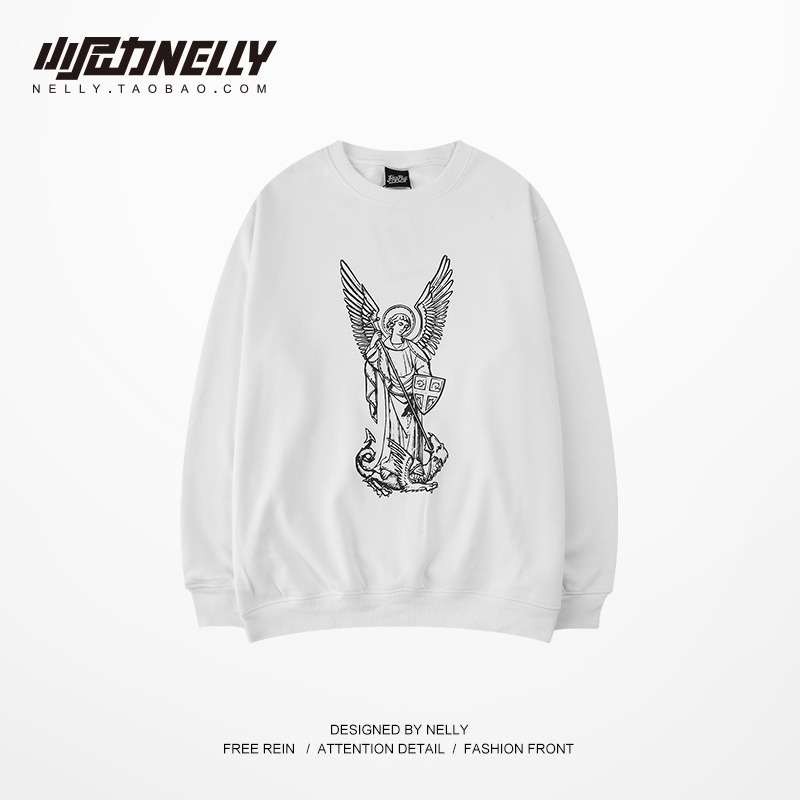 Áo sweater nỉ lót lông Nelly unisex mẫu mới 2022 mã 019