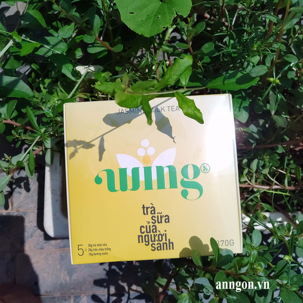 Trà sữa hoà tan WING Set 5 gói tự pha siêu ngon vị Hồng trà, Nhài - Shop ANNGON.VN