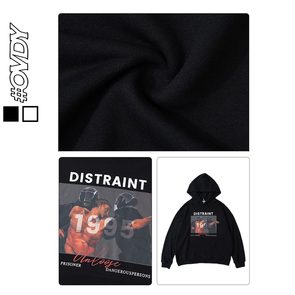 Áo Hoodie DISTRAINT By OVDY Hàng Chuẩn Xuất Khẩu 100% Cotton 360gsm | BigBuy360 - bigbuy360.vn