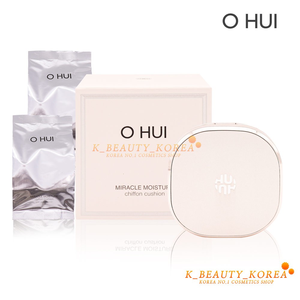 [OHUI] Dưỡng Ẩm Miracle Moisture Chiffon Cushion 15g*3 SPF50+ / PA+++