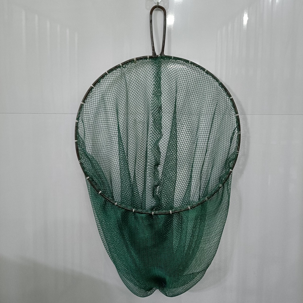 Vợt xúc cá sợi co dãn dài 85cm khung sắt to