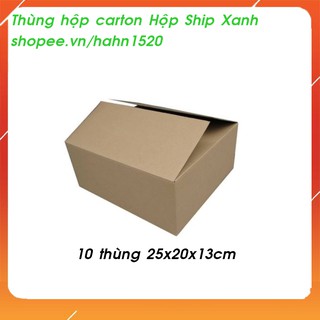 10 HỘP GIẤY 25x20x13 cm