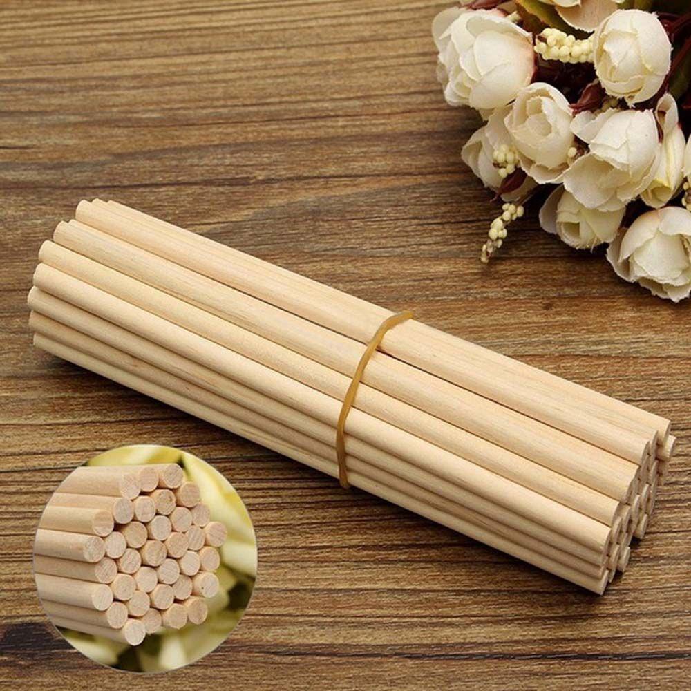 Bộ Đồ Chơi Thanh Gỗ Tròn DIY Giáo Dục Cho Bé