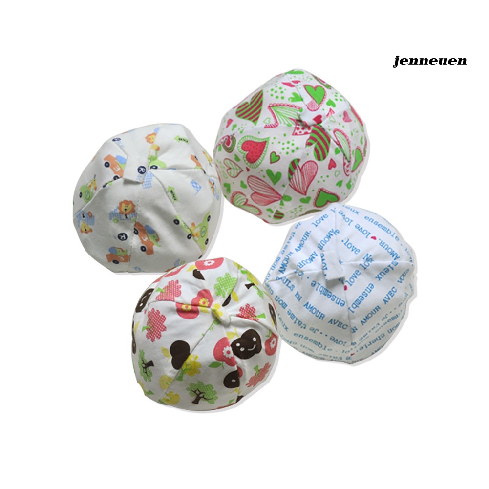 Mũ Beanie Cotton Mềm Mại Dễ Thương Cho Bé Sơ Sinh