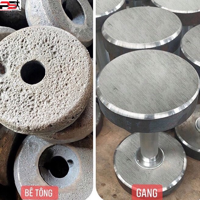 Tạ tay KINGBOX 5kg lõi gang đặc bọc cao su Nhập Khẩu