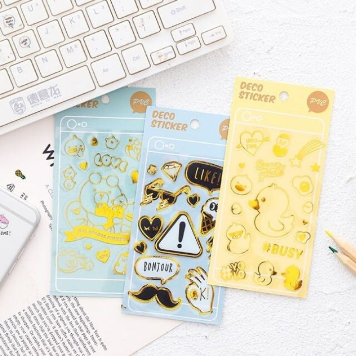 Miếng Dán Trang Trí Sticker Trang Trí Điện Thoại, Laptop, Scrapbook, Album, Nhật ký và Đồ dùng Cá Nhân