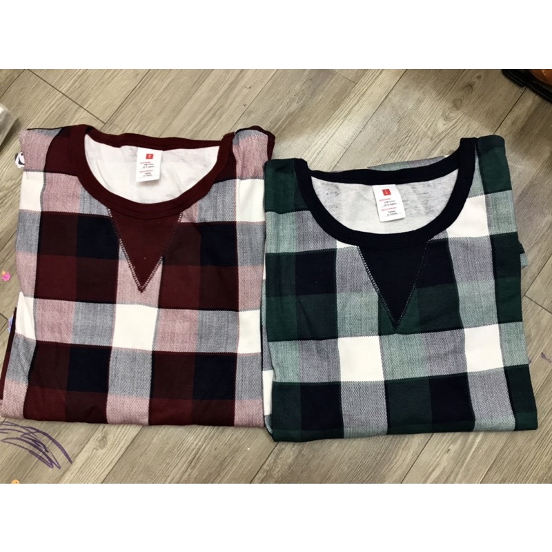 (Chỉ có áo)Áo rời từ set pịama thun cotton hàng xuất dư cho nữ