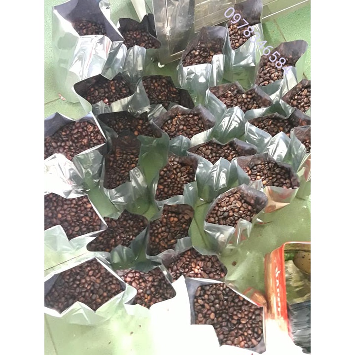 ComBo 1 kg cà phê rang mộc nguyên chất Đăk Lăk   - PHONG COFFEE