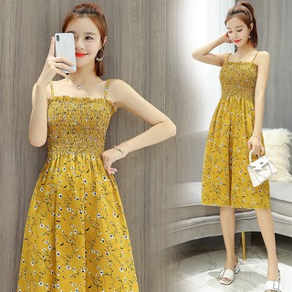 Đầm 2 Dây Xếp Ly - New Thoi Trang