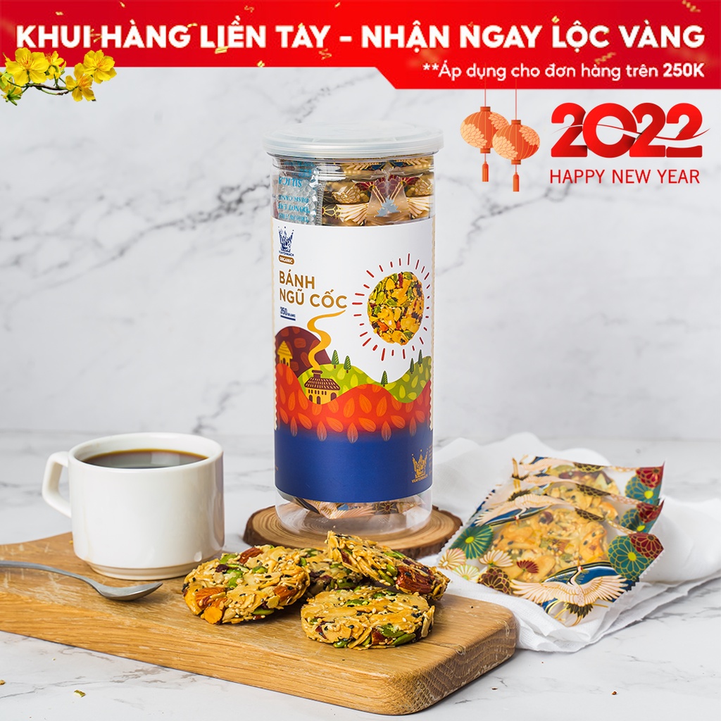 Bánh Ngũ Cốc VUA YẾN MẠCH Ăn sáng Yến mạch Ăn kiêng Organic Healthy food