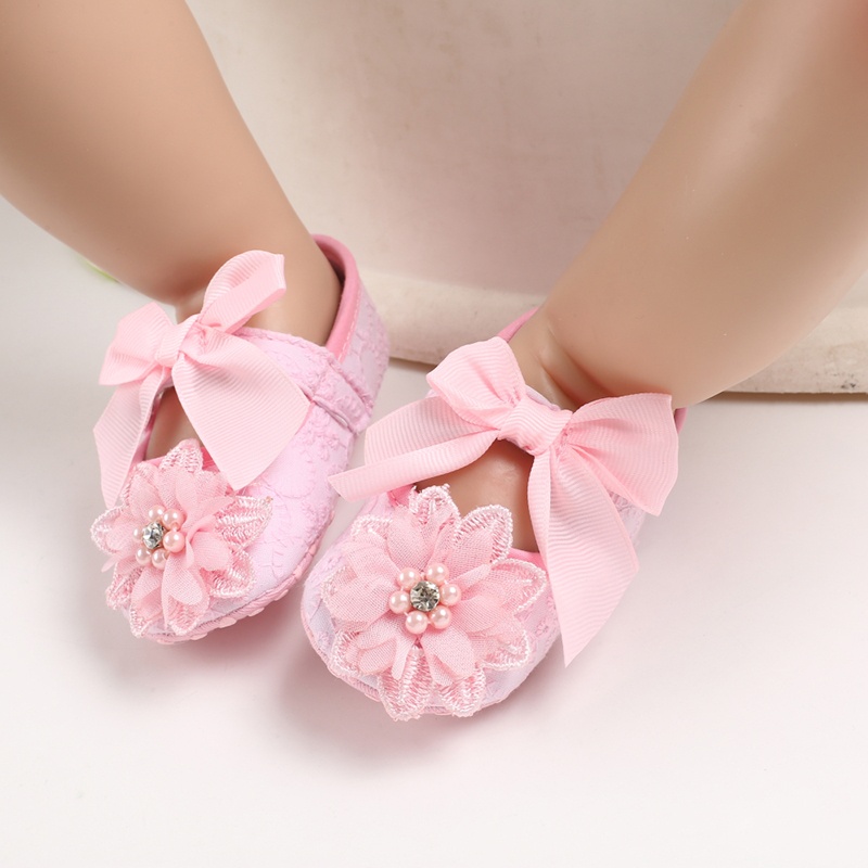 Giày Vải Chống Trượt Thoáng Khí Màu Hồng Thời Trang Xuân Thu Cho Bé Gái