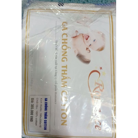 Chống thấm Em Bé Cotton Cao Cấp Hàng loại 1: 1m6x2m Và 1m8x2m
