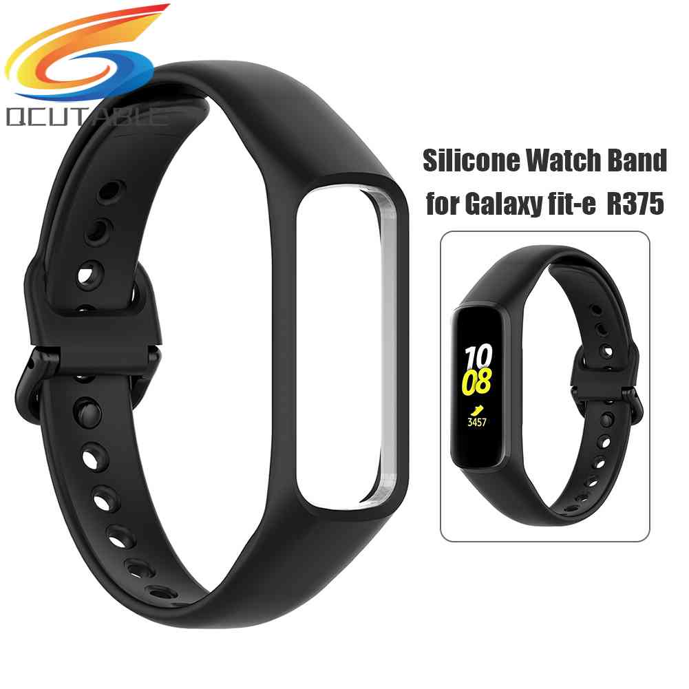 Dây Đeo Silicone + Khung Bảo Vệ Cho Đồng Hồ Thông Minh Samsung Galaxy Fit-E SM-R375