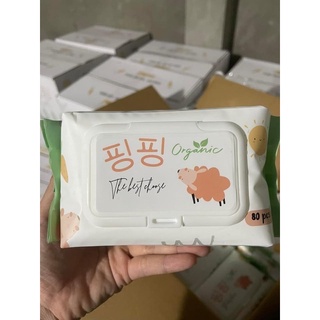 COMBO 10 BỊCH Khăn ướt/Giấy ướt không mùi Bobo (1 bịch 100 tờ rút)