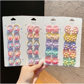 Set 10 Cột Tóc Xinh Xắn, Đáng Yêu Cho Bé