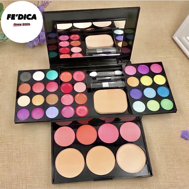 Set makeup chuyên nghiệp 40 ô phấn kèm dụng cụ | BigBuy360 - bigbuy360.vn