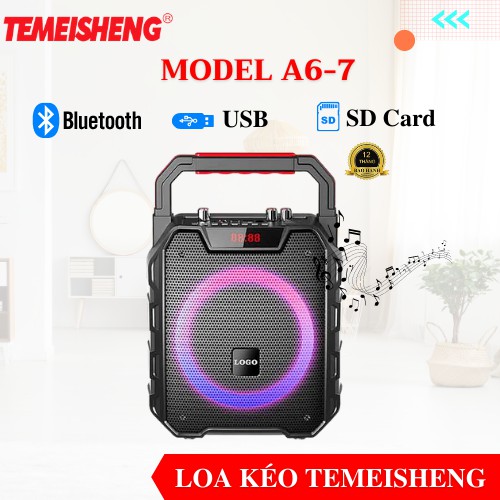 LOA KÉO MINI TEMEISHENG A6-7 BASS 20 TẶNG MICRO HÀNG CHÍNH HÃNG - [ BẢO HÀNH 12 THÁNG ]