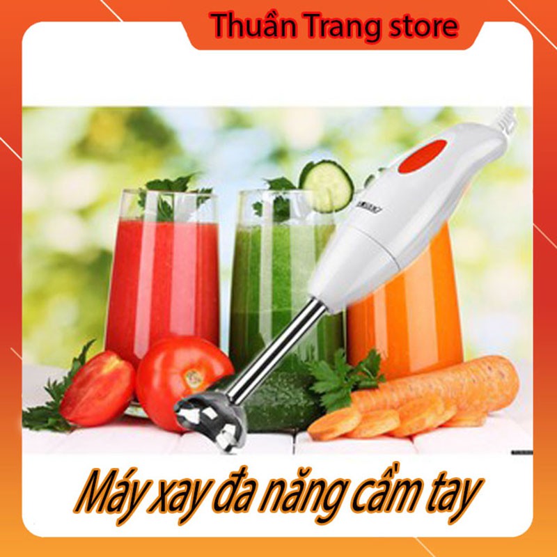 Máy xay cầm tay đa năng sản phẩm chính hãng .Xay đồ ăn dặm cho bé,xay sinh tố, nhỏ gọn ,tiện lợi