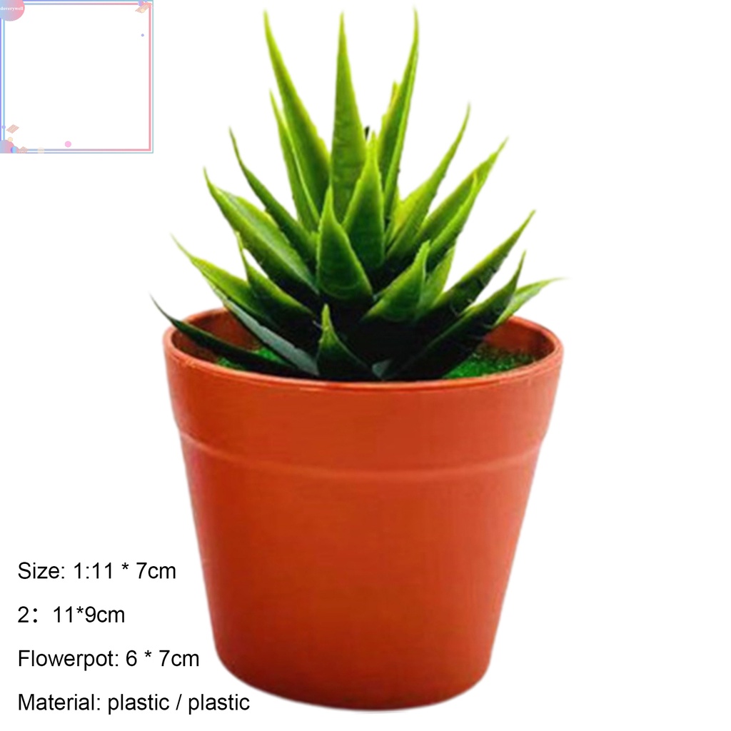 Chậu cây bonsai giả màu xanh lá dùng trang trí nhà cửa/văn phòng DIY