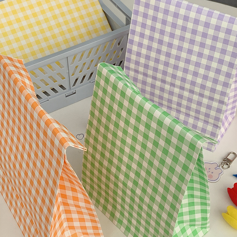 Set 10 Túi Giấy Đựng Bánh Kẹo Màu Sắc Ngọt Ngào Tiện Dụng