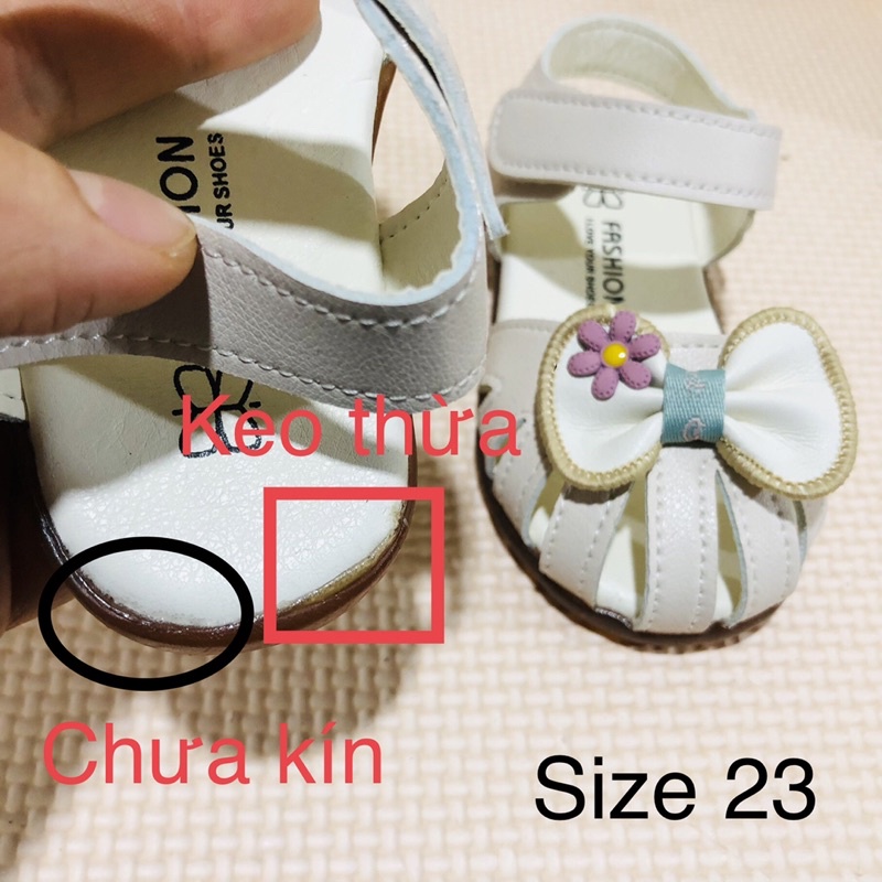 Dép sandal tập đi bé gái  A7