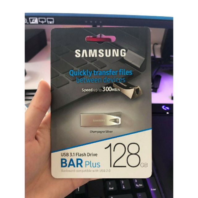 USB SAMSUNG BAR PLUS 128GB 64GB TỐC ĐỘ 200MB/S, CHỐNG NƯỚC