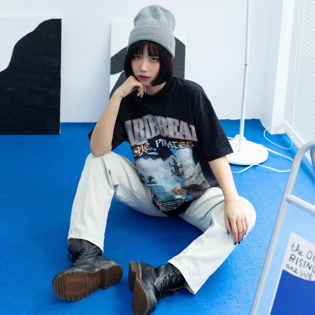 Áo thun unisex Caribbean áo thun cướp biển kun shop