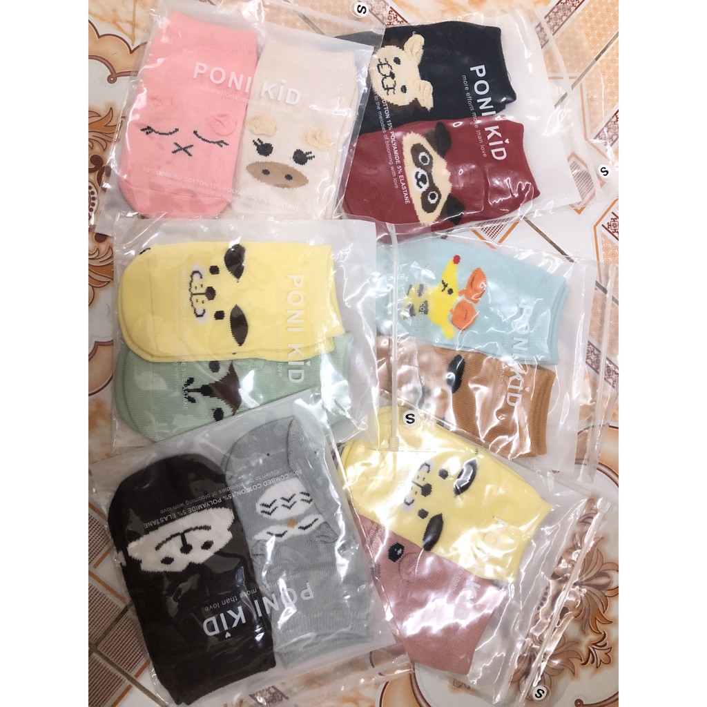 Set 2 đôi Tất PONI KID - Hàng cao cấp