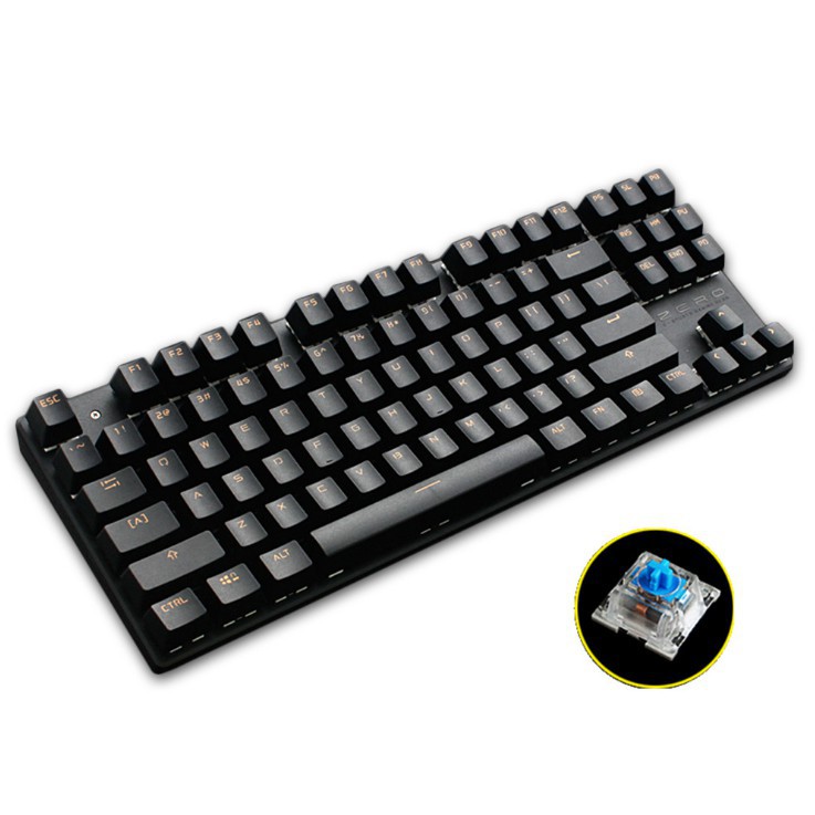 Bàn phím cơ ZeRo Metoo TKL không led 87 phím chính hãng(đen) Xgamingstore -dc018