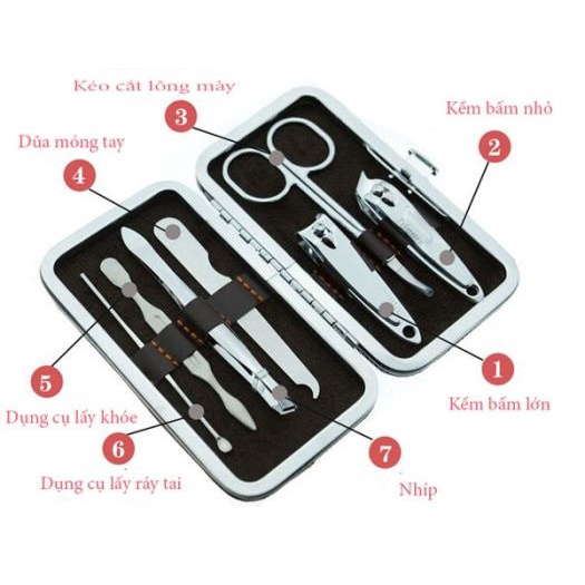 Kìm bấm móng 12 món siêu bền mẫu nhỏ
