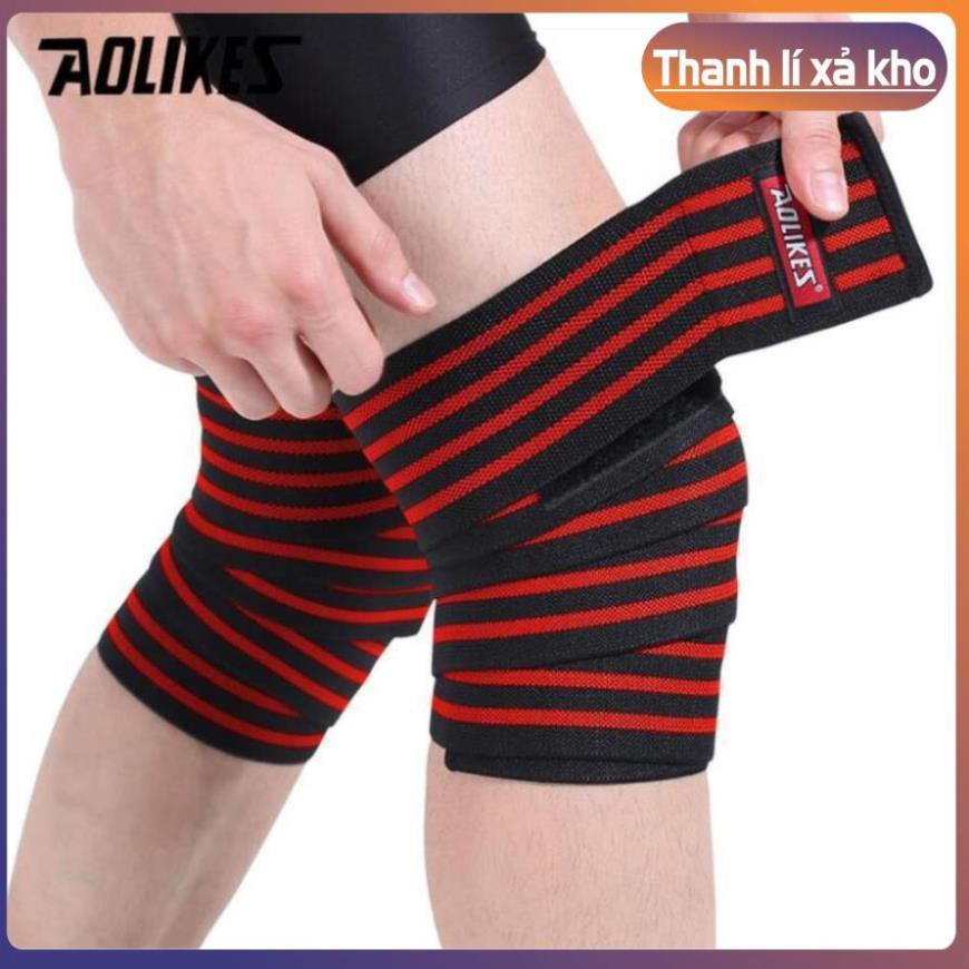 Quấn gối Aolikes Chính hãng - Bảo vệ đầu gối - tập Gym và tập thể thao ( 1 chiếc)