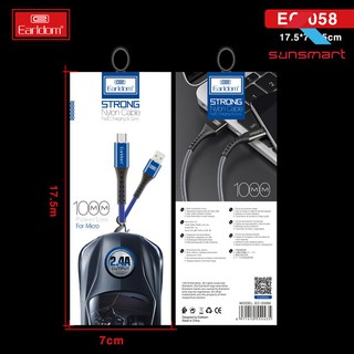 Cáp Sạc Earldom EC - 058, Cáp sạc nhanh 2.4A
