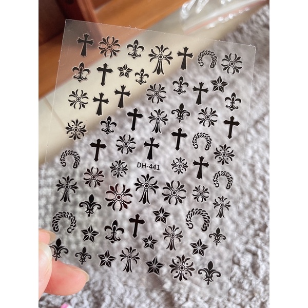 Hình dán sticker các mẫu mới trang trí nail