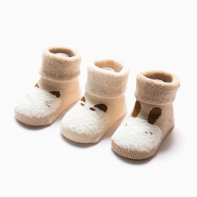 Tất cho bé Nemo Baby Hàn Quốc set 3 đôi chất dầy