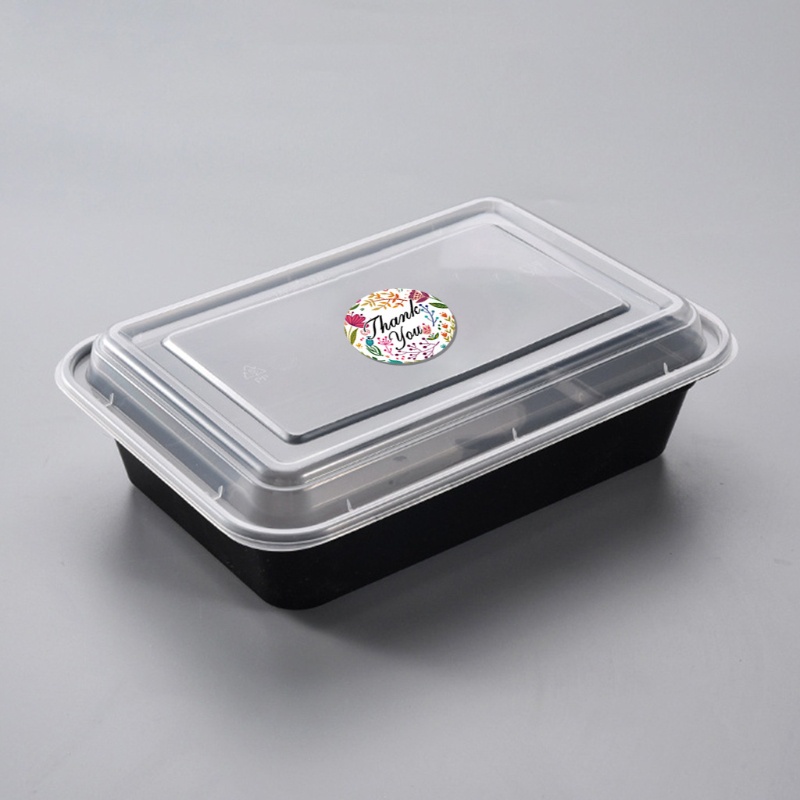 Set 60 Tờ 720 Miếng Dán Hình Tròn In Chữ Thank You Nhiều Màu Sắc Trang Trí Phong Bì