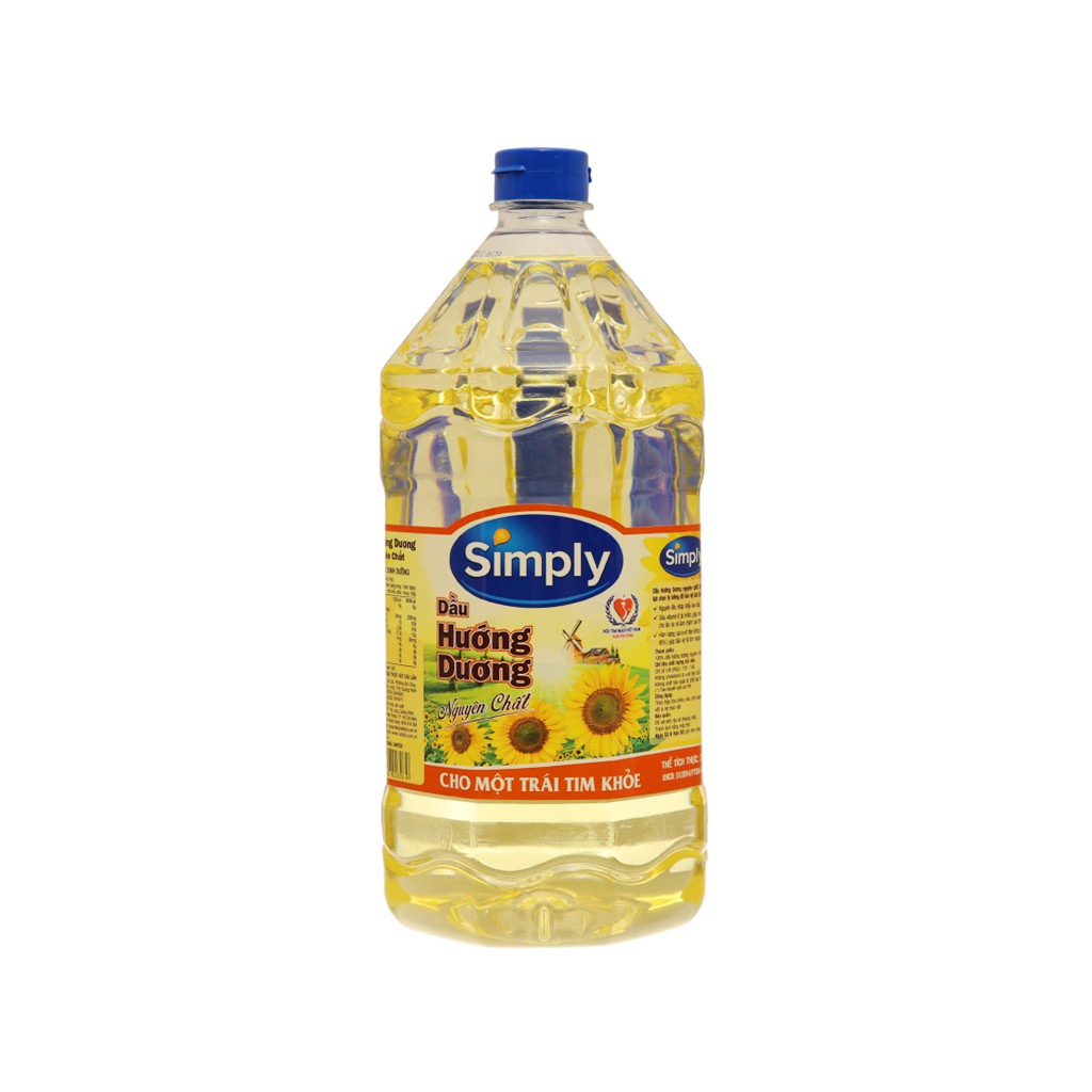 [Mã GRO2405 giảm 10% đơn 250K] Dầu hướng dương Simply can 2 lít