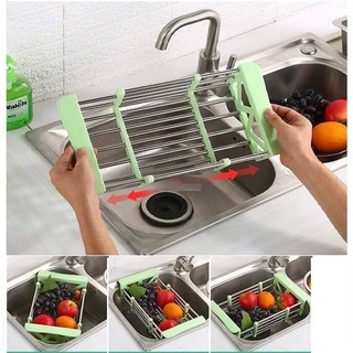 Rổ gác bồn rửa chén tiện ích chỉnh được kích thước