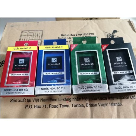 Nước hoa mini Romano 18ml bỏ túi | BigBuy360 - bigbuy360.vn