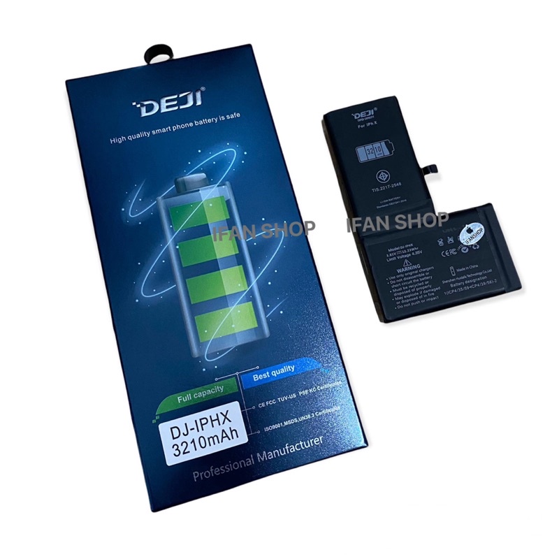 Pin Deji Dung Lượng Siêu Cao 5S/5SE/6/7/8/X/Xs/XsMax/11/11Promax/12/12Promax Tặng Seal Dán Pin